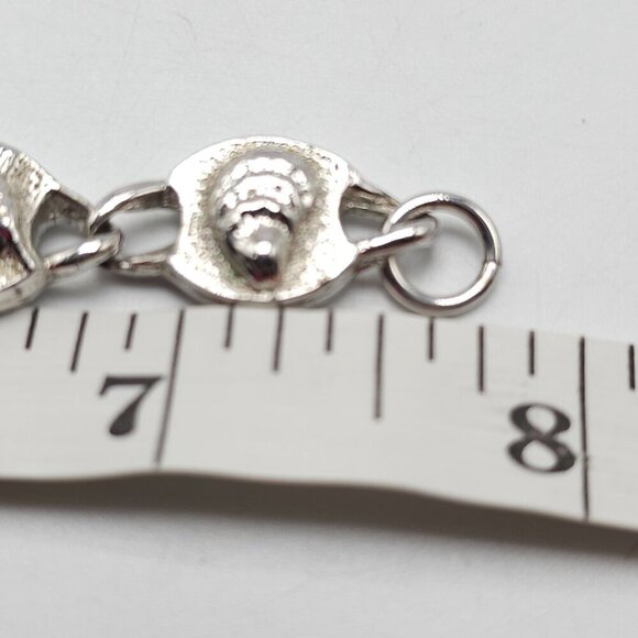 1967 Sarah Coventry Harlequin Reversible Bracelet Sea Life Colorful Geometric - Picture 9 of 9